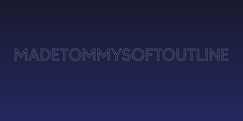 MADETommySoftOutline Social Header