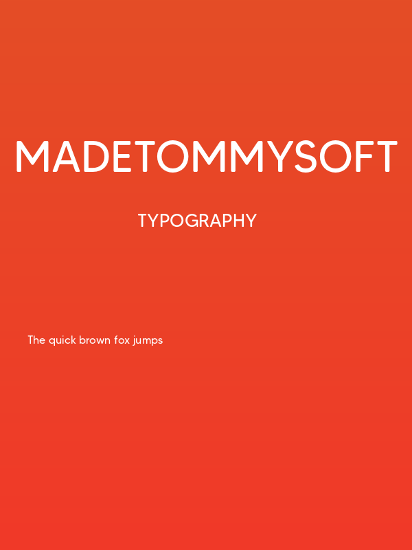 MADETommySoft Poster