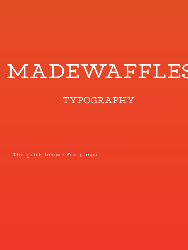 MADEWaffleSlab Poster