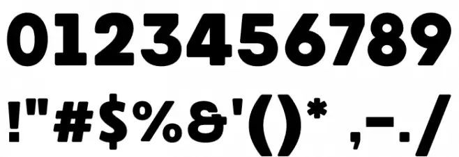 MADEWaffleSoft Font OTHER CHARS