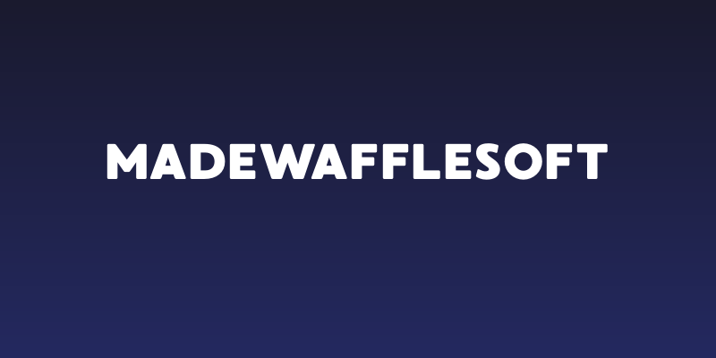 MADEWaffleSoft Social Header
