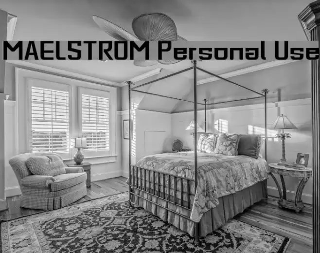 MAELSTROM Personal Use Font examples