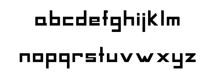 MAG Font Regular Font LOWERCASE