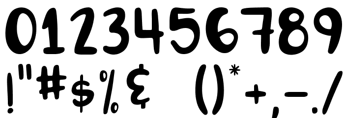 MAGGIE MAE Regular Font OTHER CHARS