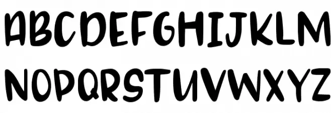 MAGGIE MAE Regular Schriftart Groß