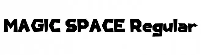 MAGIC SPACE Regular  les polices de caractères gratuit tlcharger