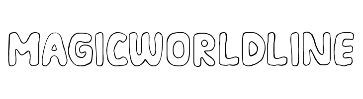 MAGIC WORLD LINE  免费字体下载