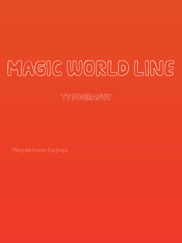 MAGIC WORLD LINE Poster
