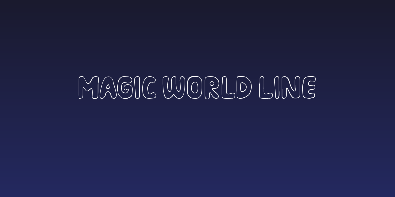 MAGIC WORLD LINE Social Header