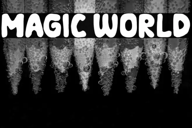 MAGIC WORLD Font examples