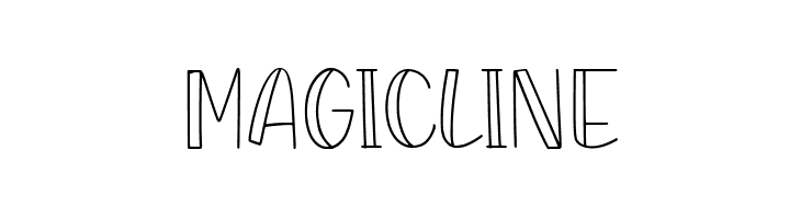 MAGICLINE  les polices de caractères gratuit tlcharger