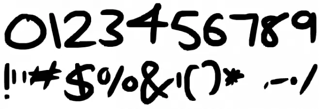 MAGNESAC Font OTHER CHARS