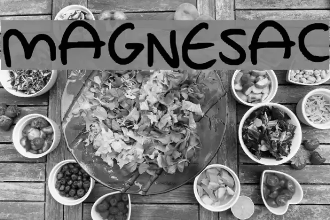 MAGNESAC Font examples