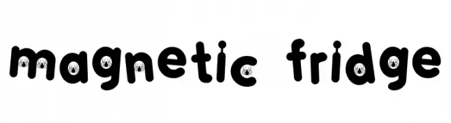 MAGNETIC FRIDGE  Frei Schriftart Herunterladen