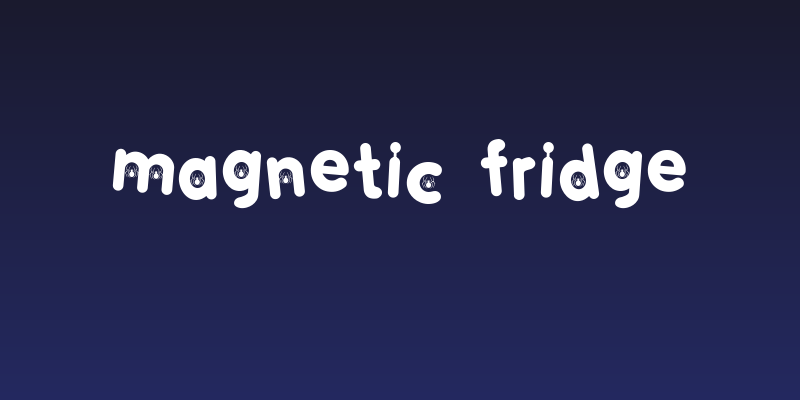 MAGNETIC FRIDGE Social Header