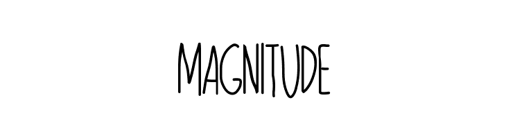 MAGNITUDE Font