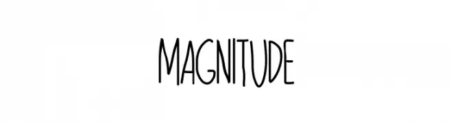 MAGNITUDE  नि: शुल्क फ़ॉन्ट्स डाउनलोड