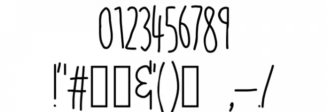 MAGNITUDE Font OTHER CHARS