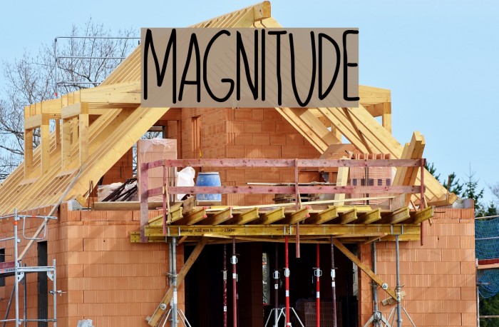 MAGNITUDE Font examples