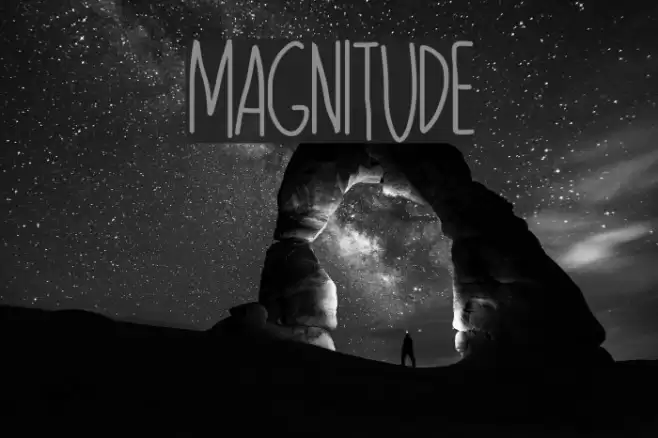 MAGNITUDE Font examples