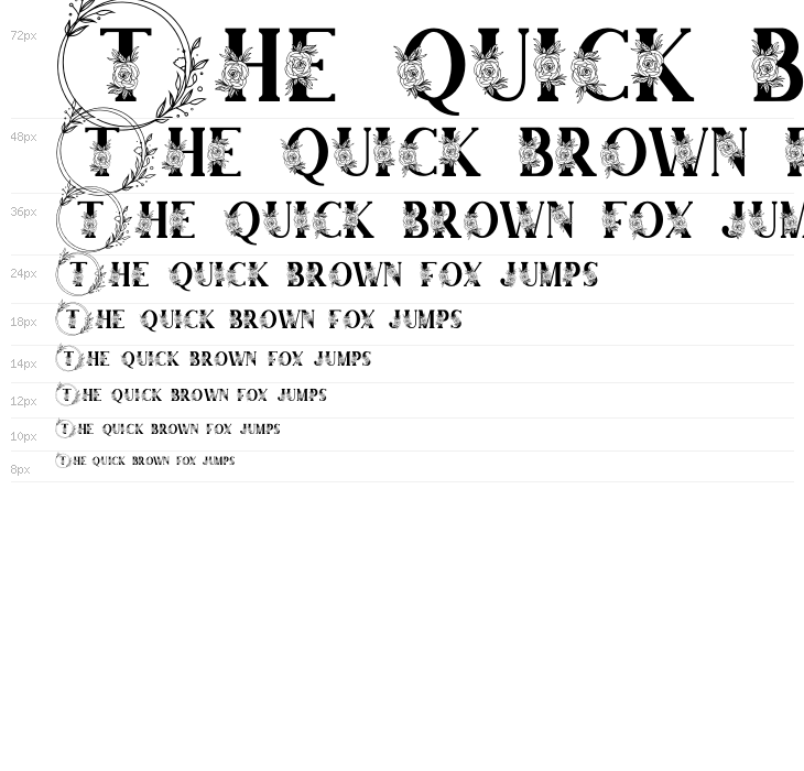 MAGNOLIA MONOGRAM Waterfall