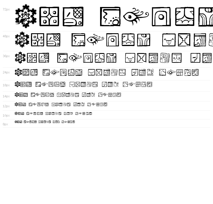 MAIA ideograph Waterfall