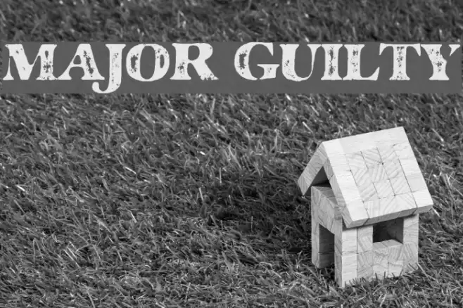 MAJOR GUILTY Fonte examples