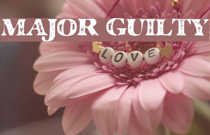 MAJOR GUILTY Fonte examples