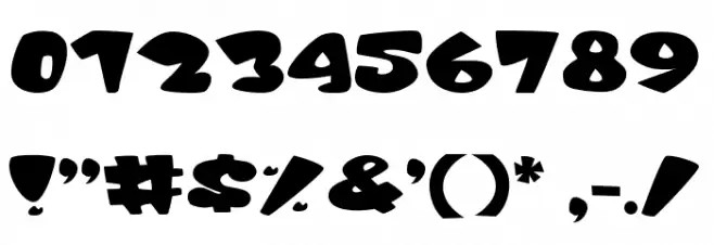 MAJOR Font OTHER CHARS