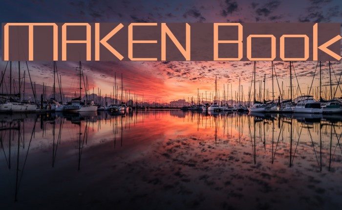 MAKEN Book フォント examples