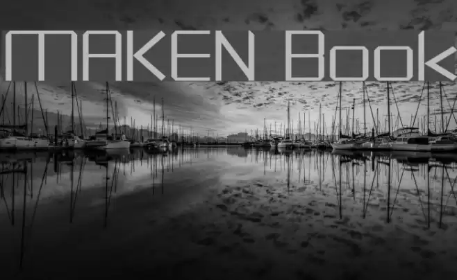 MAKEN Book Font examples
