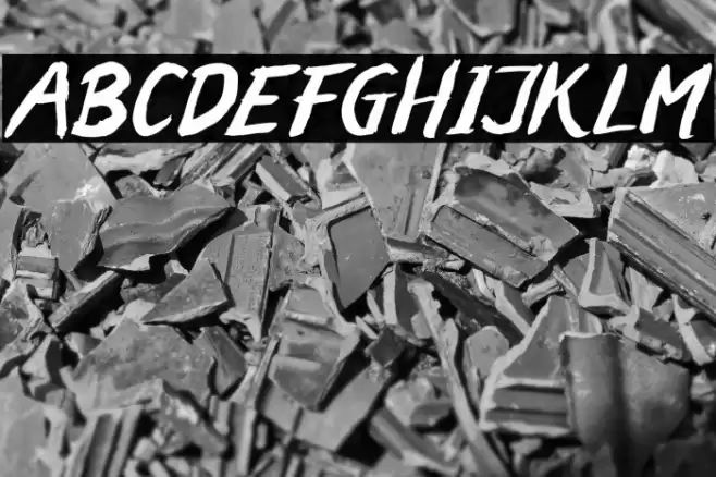 MALAKABRUSH Font examples