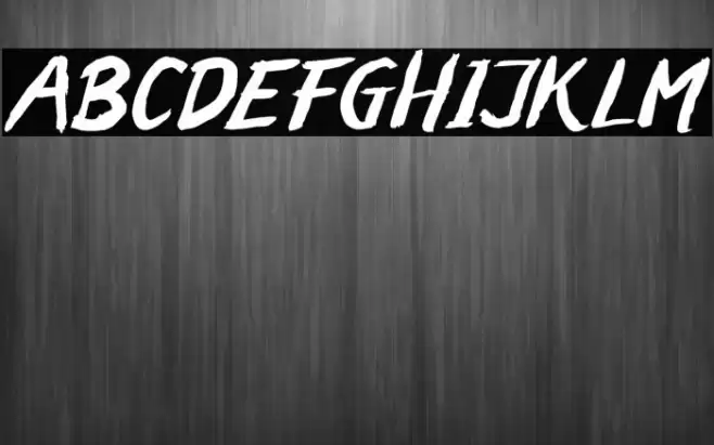 MALAKABRUSH Font examples