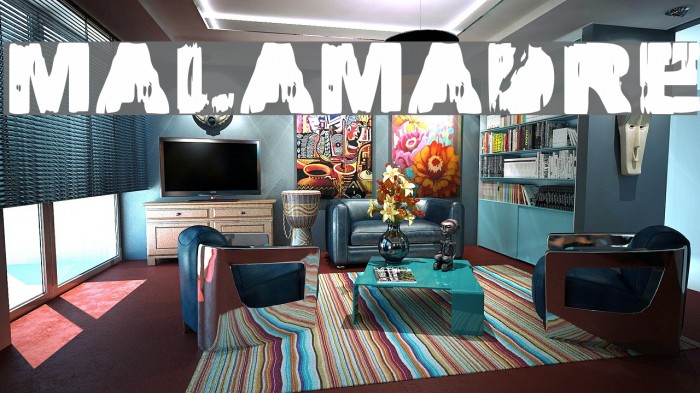 MALAMADRE Font examples