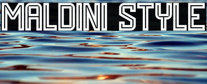 MALDINI STYLE Example 3