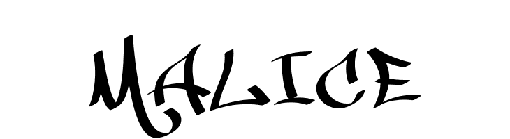 MALICE  font caratteri gratis