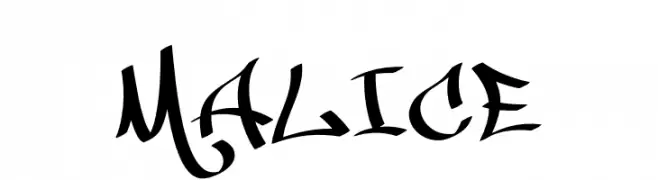 MALICE  免费字体下载