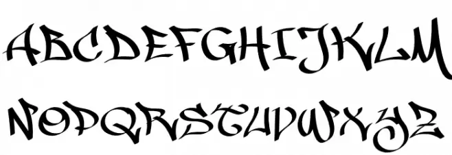 MALICE Font UPPERCASE