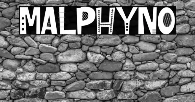 MALPHYNO फ़ॉन्ट examples