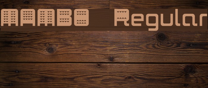 MAMBO Regular Example 1