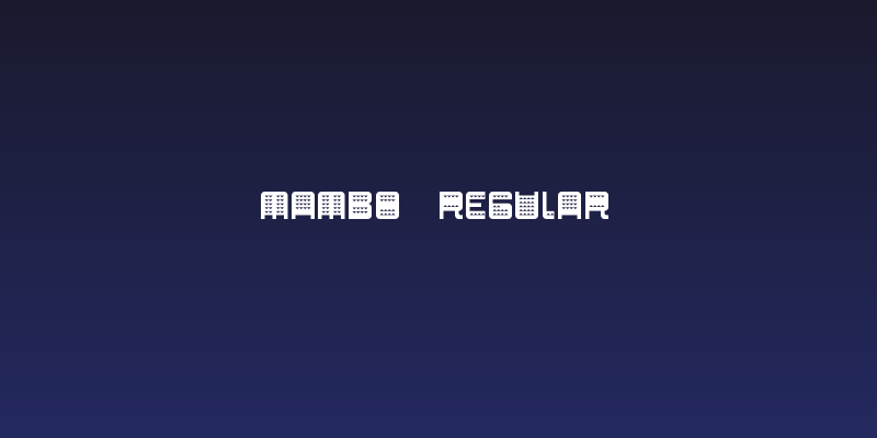 MAMBO Regular Social Header