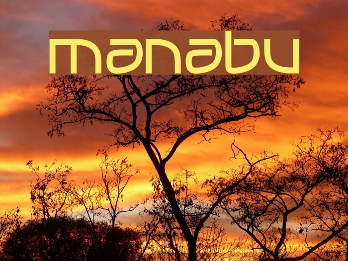 MANABU Font examples