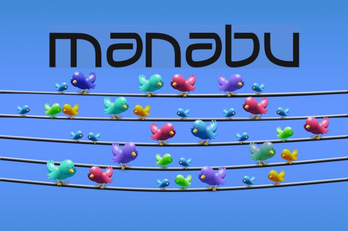 MANABU Font examples