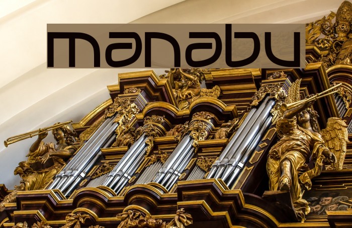 MANABU_ Font examples