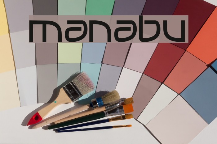 MANABU_ Font examples