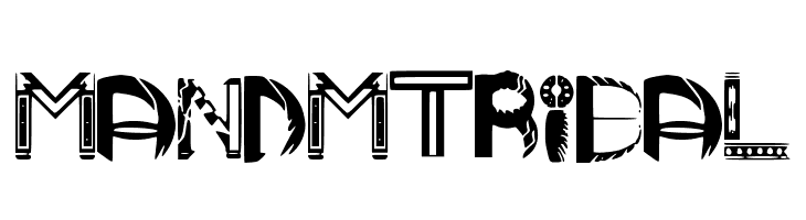 MANDMTRIBAL Font