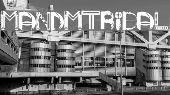 MANDMTRIBAL Font examples