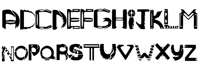 MANDMTRIBAL Font LOWERCASE