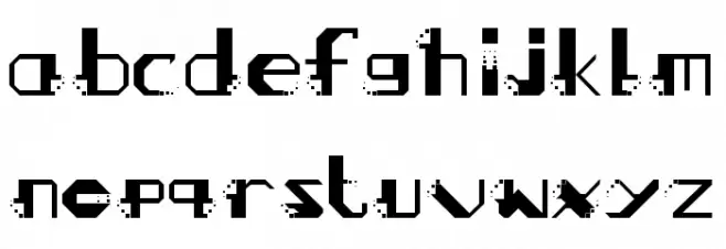 MANGAHAS 2020 Regular Schriftart Kleinbuchstaben
