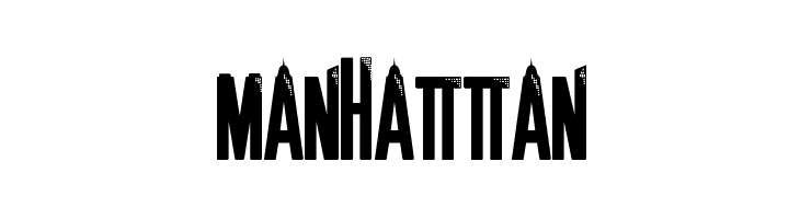 MANHATTAN Font